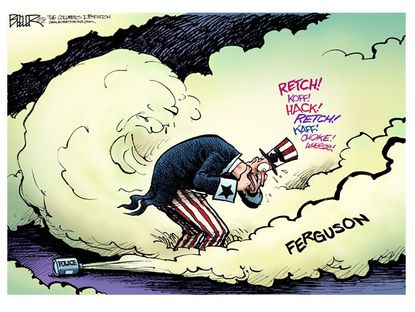Political cartoon U.S. Ferguson