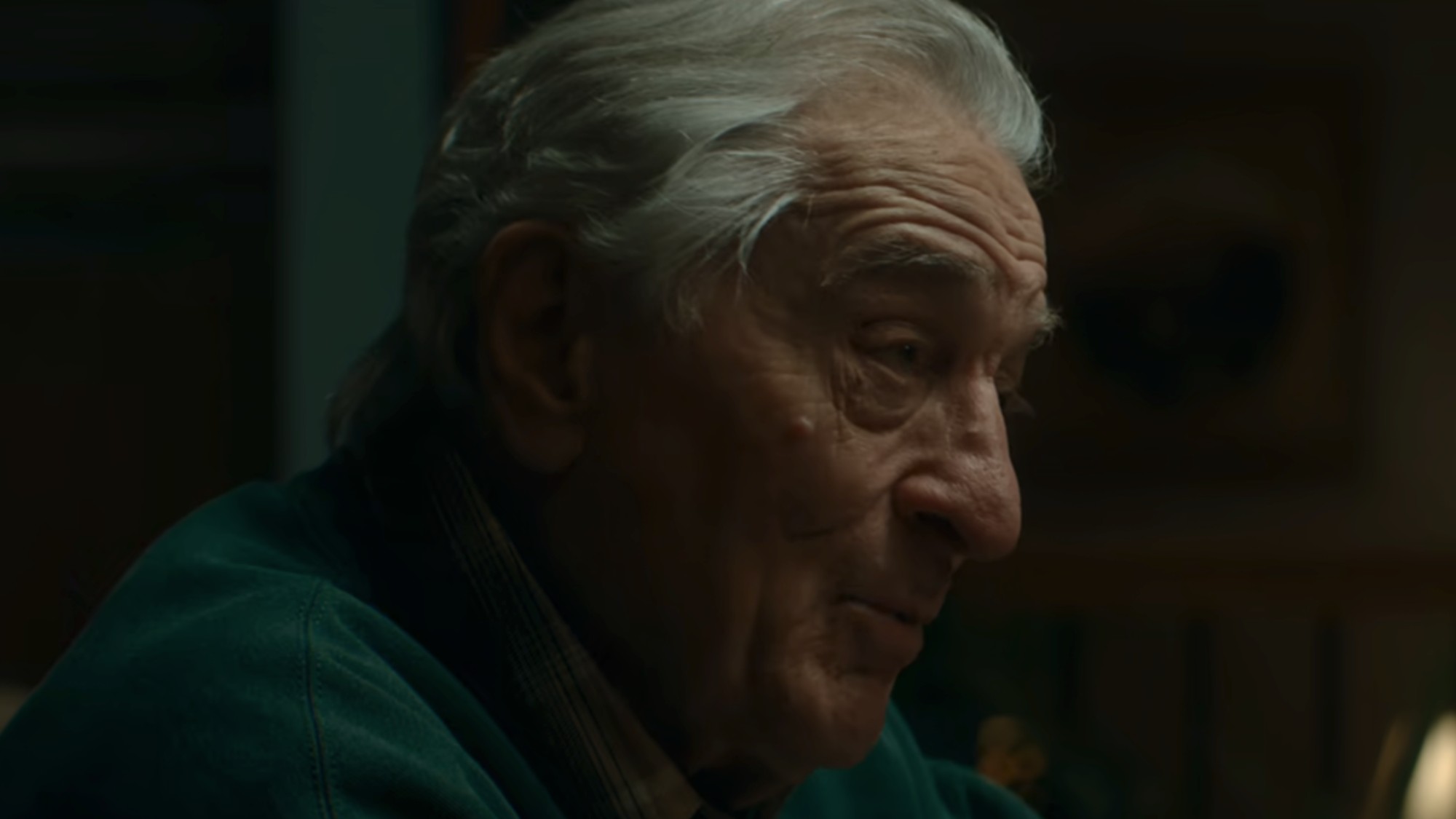 A close up of Robert De Niro in The Whisper Man