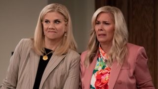 Carol and Leanne staring in shocked disgust in Leanne