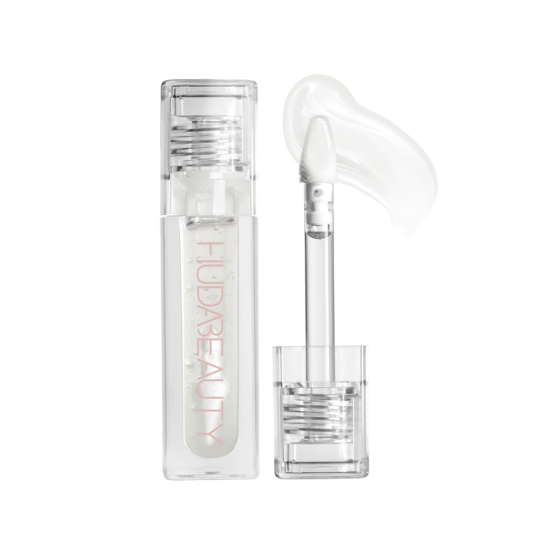 An image showing a lip gloss from Huda Beauty