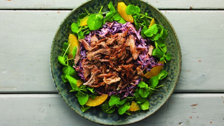 Healthy duck salad