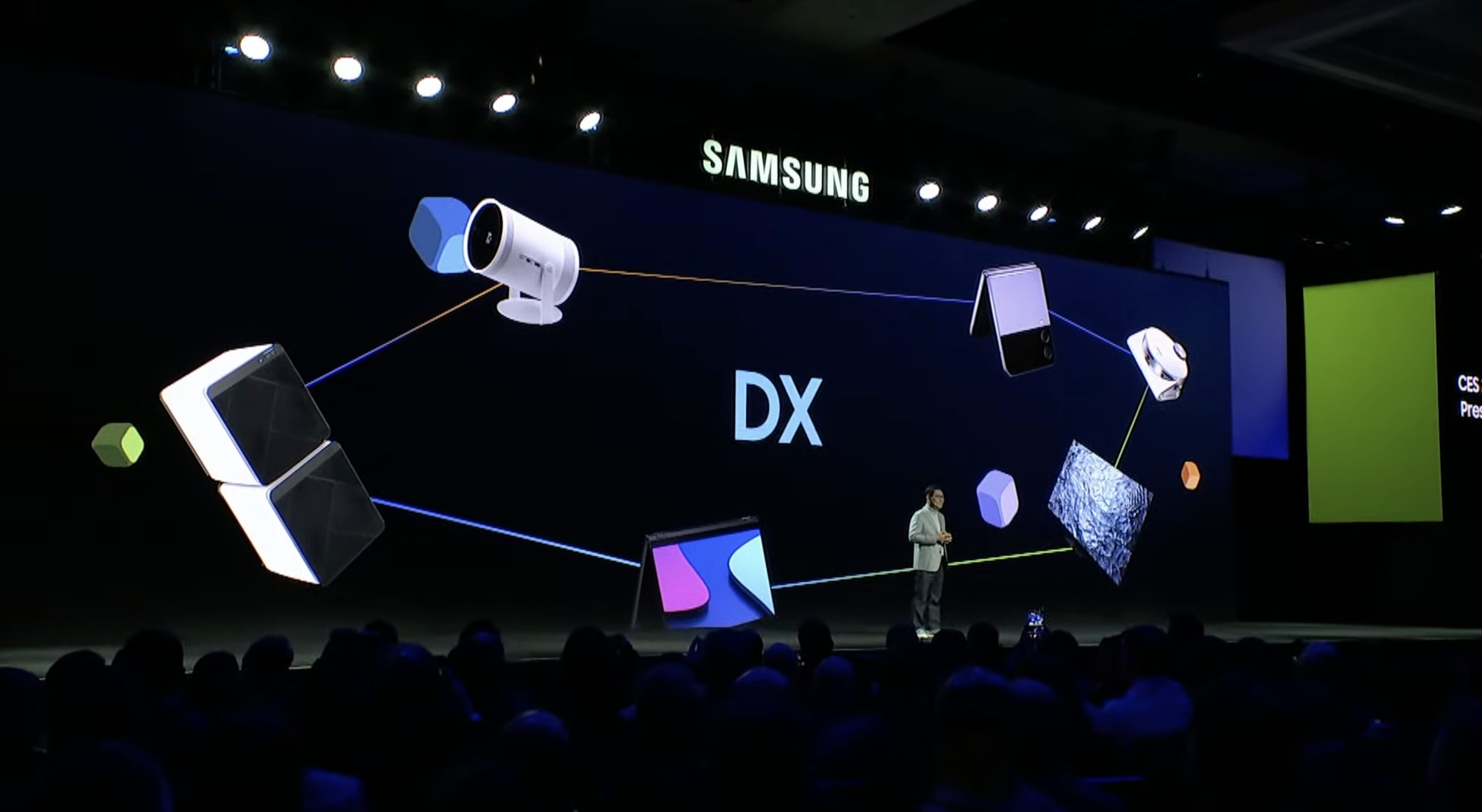 An image from Samsung's CES 2023 keynote