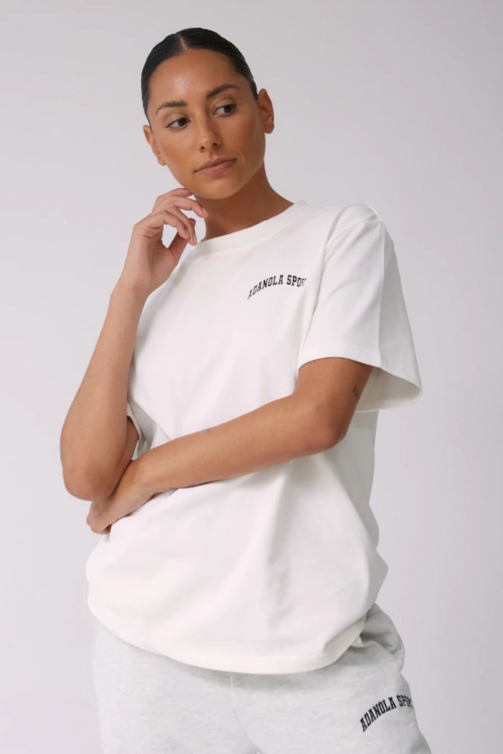Adanola AS Short Sleeve Oversized T-Shirt oversized gym t shirts
