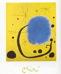 L'oro Dell'azzurro by Joan Miro from Amazon