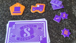 Scout cards and tokens