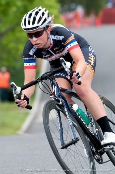 Kendall Ryan (NOW) found that the Junior gears did not slow her down at all.