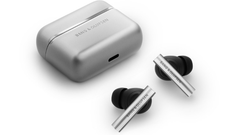 Bang &amp;amp; Olufsen Beo Grace wireless earbuds on a white background