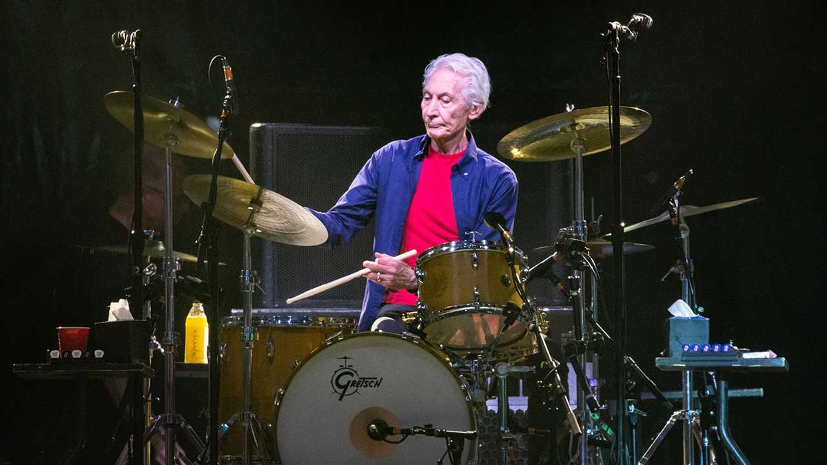 Charlie Watts onstage