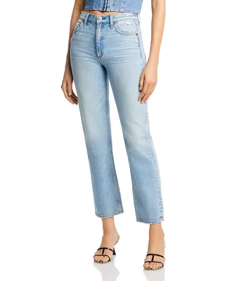 Rag & Bone, Harlow High Rise Ankle Straight Jeans