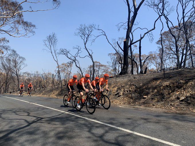 The CCC Team visited the Adelaide Hills before the Tour Down Under 