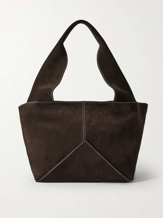 Market Weekend Medium Suede Tote