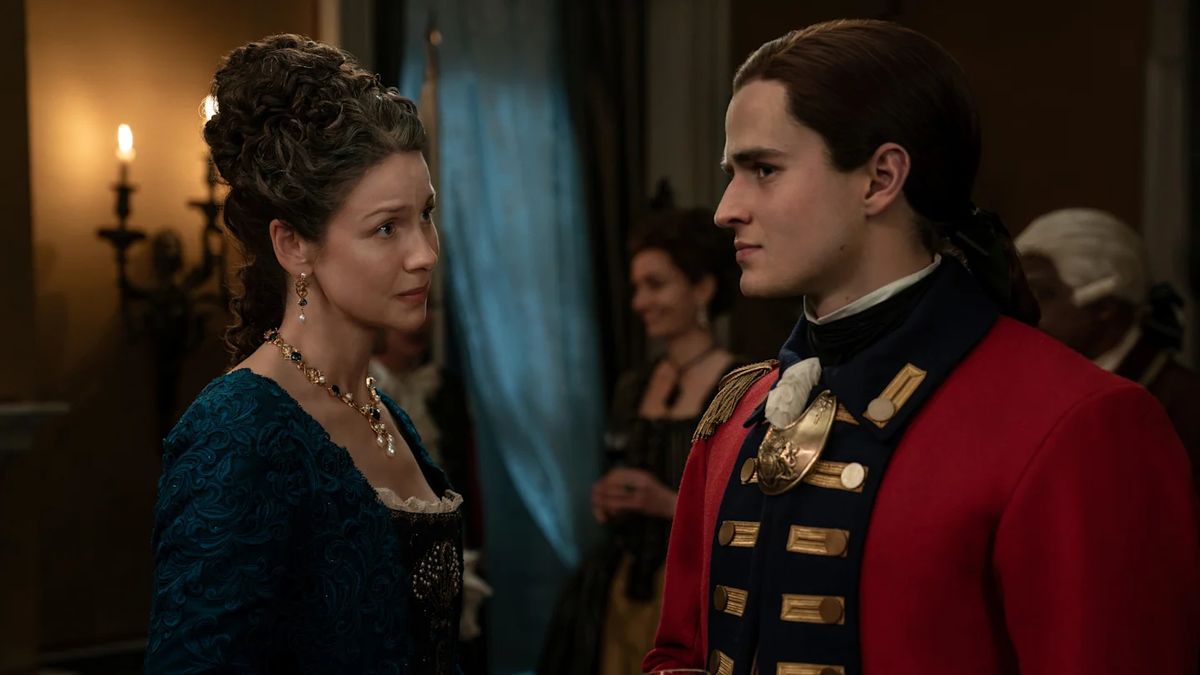 Claire and William have a chat in Outlander season 7 episode 11.