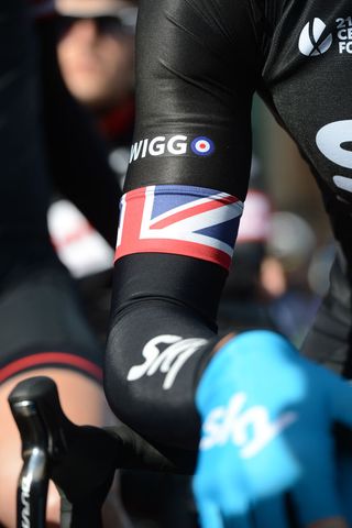 Bradley Wiggins' arm, Trofeo Serra de Tramuntana Deià-Lluc 2014