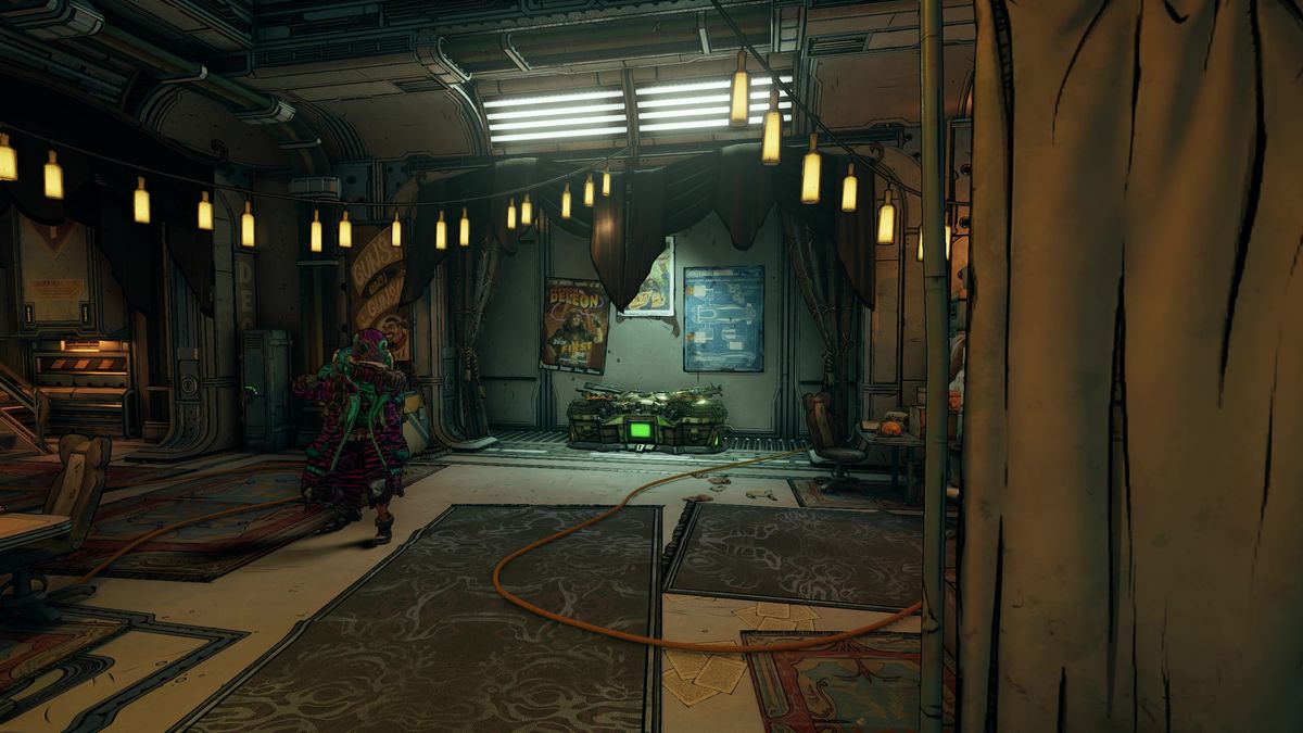 Borderlands 3 Shift codes - a hallway near the box you enter codes into