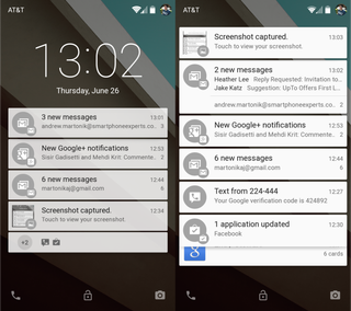 Android L Lockscreen