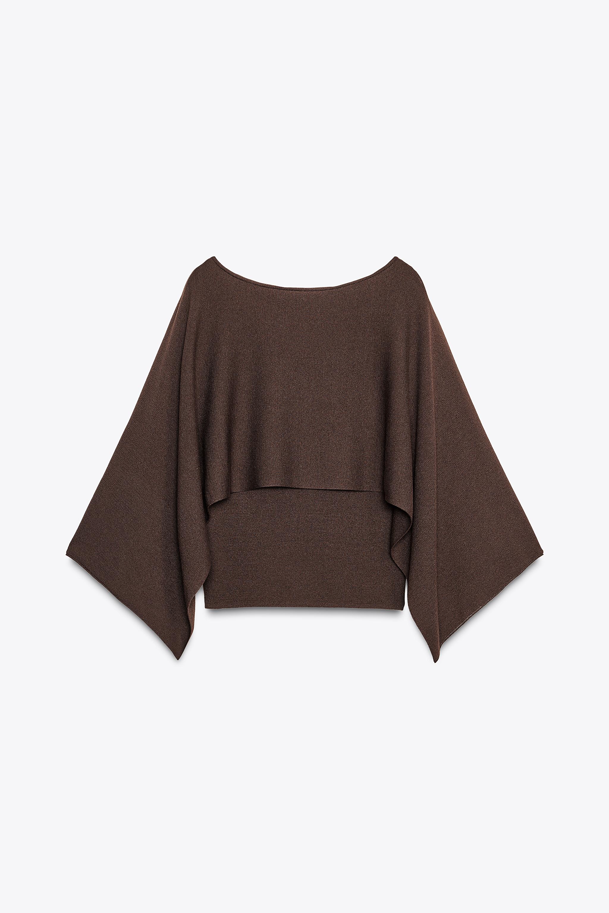 Knit Cape Top