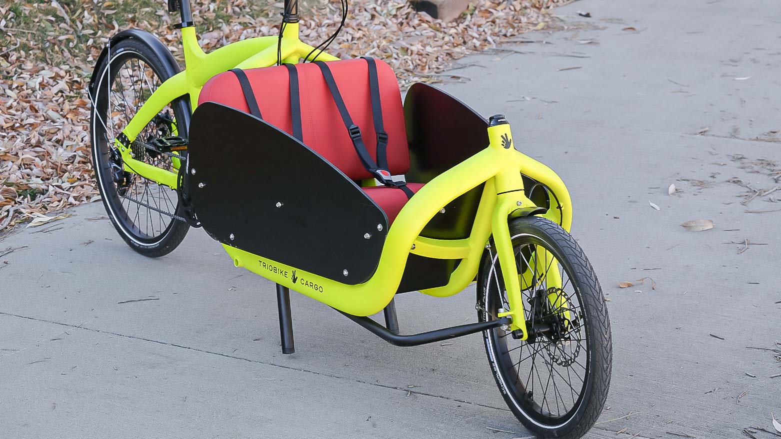 Front view of Triobike Cargo