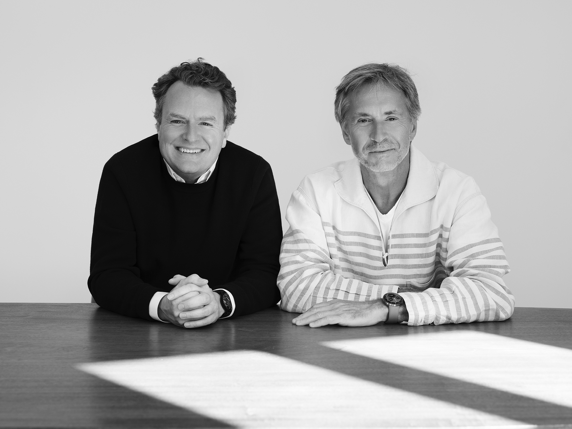 Ressence founder Beno&amp;icirc;t Mintiens (left) and designer Marc Newson (right)