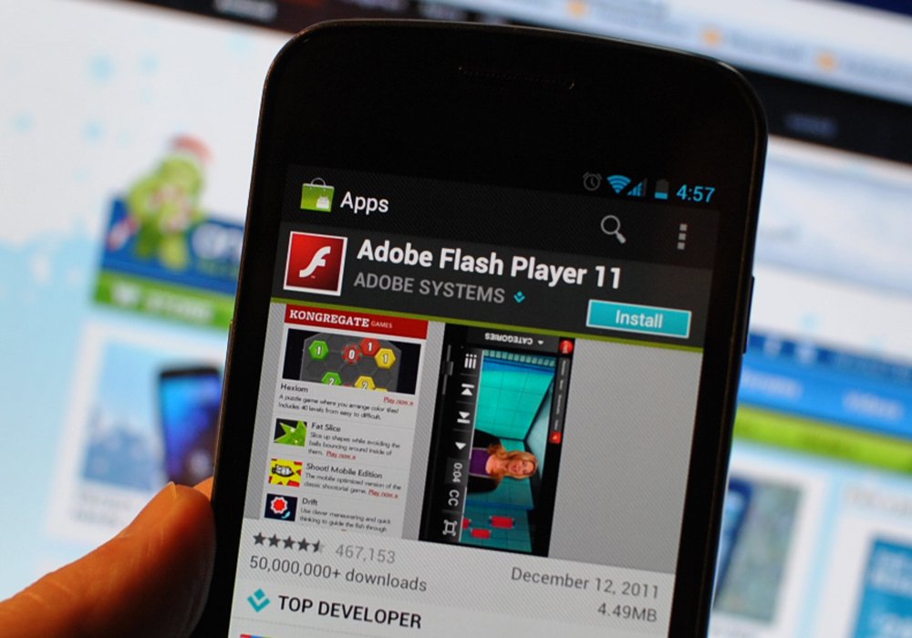 Flash player android