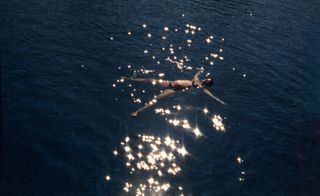 pregnant woman in sea