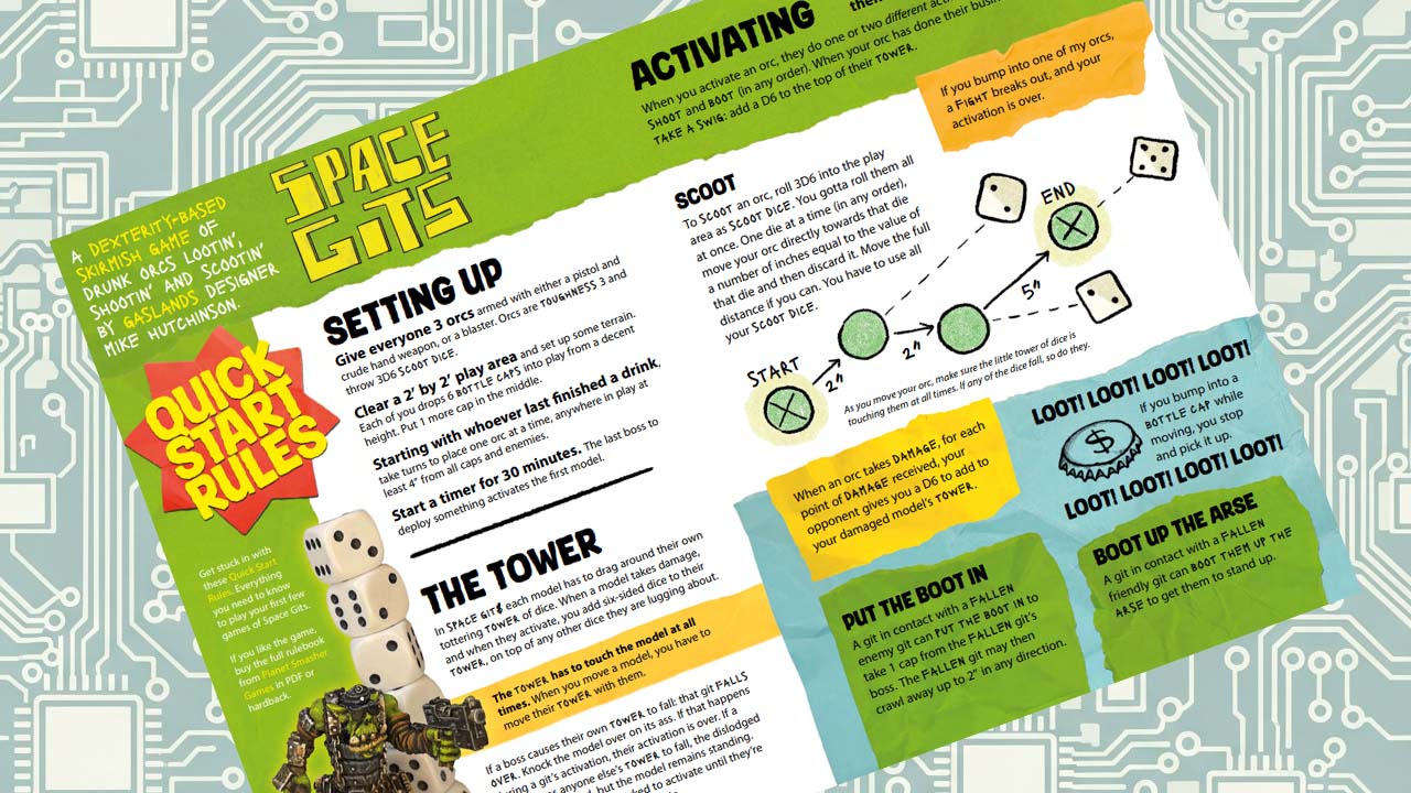 Space Gits quick start demo rules download