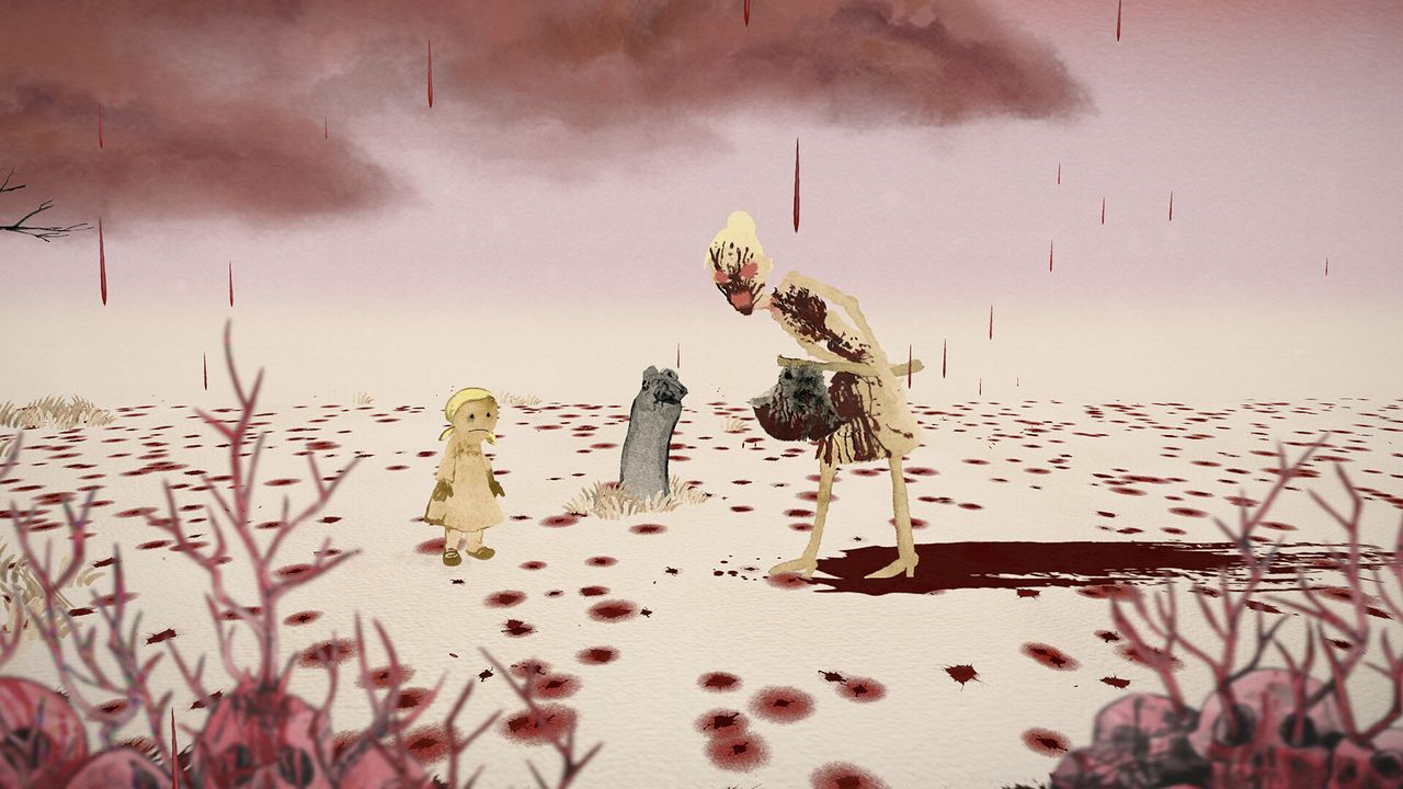 Gretel &amp; Hansel video game art made with watercolours