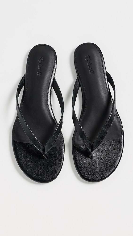 Madewell The Iggy Thong Sandal in Leather