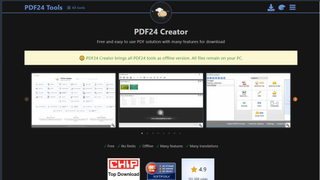 PDF24 Creator homepage