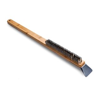 Ooni pizza oven brush on white background