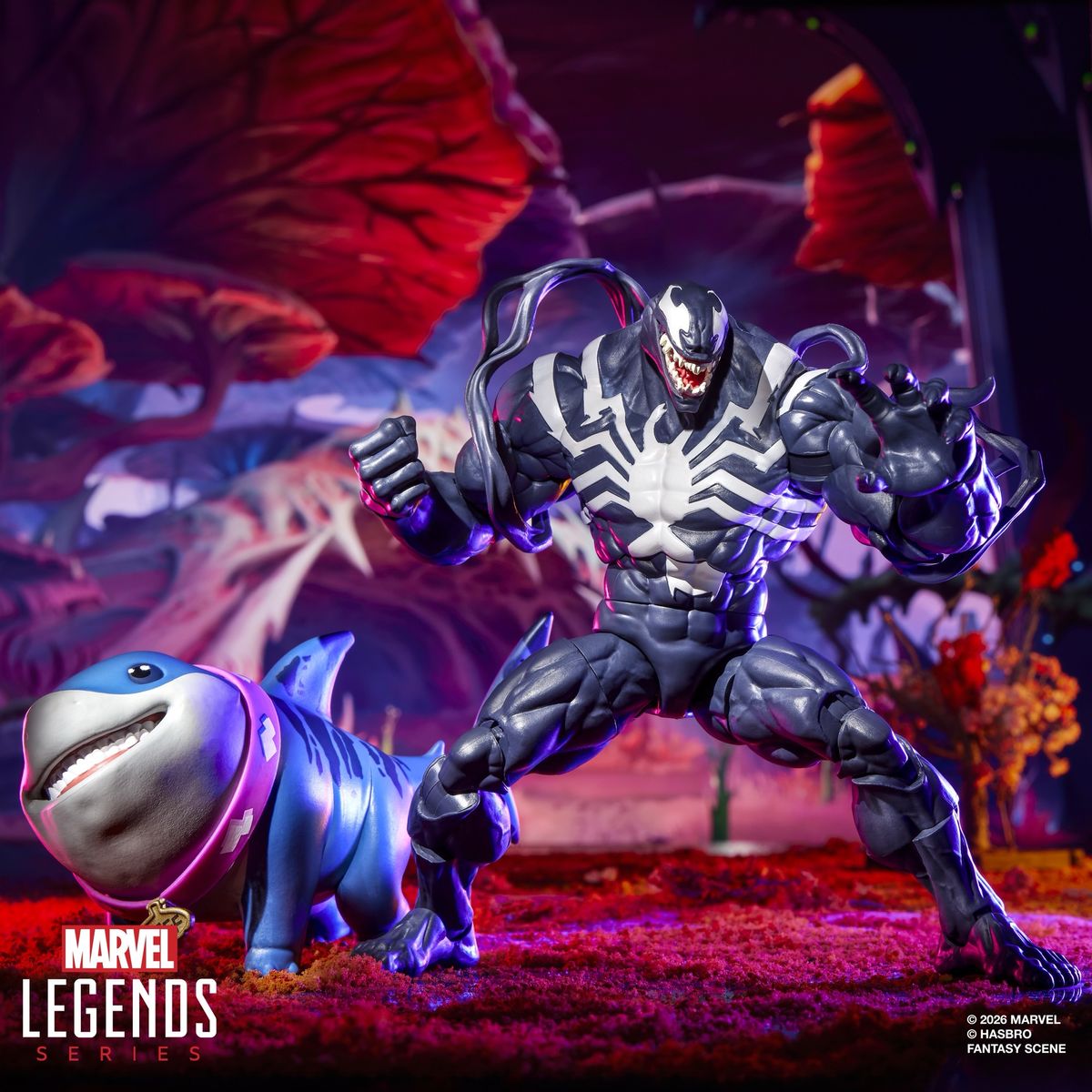 Marvel Rivals action figures posed against a colorful background