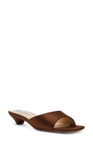 Joanie Kitten Heel Slide Sandal