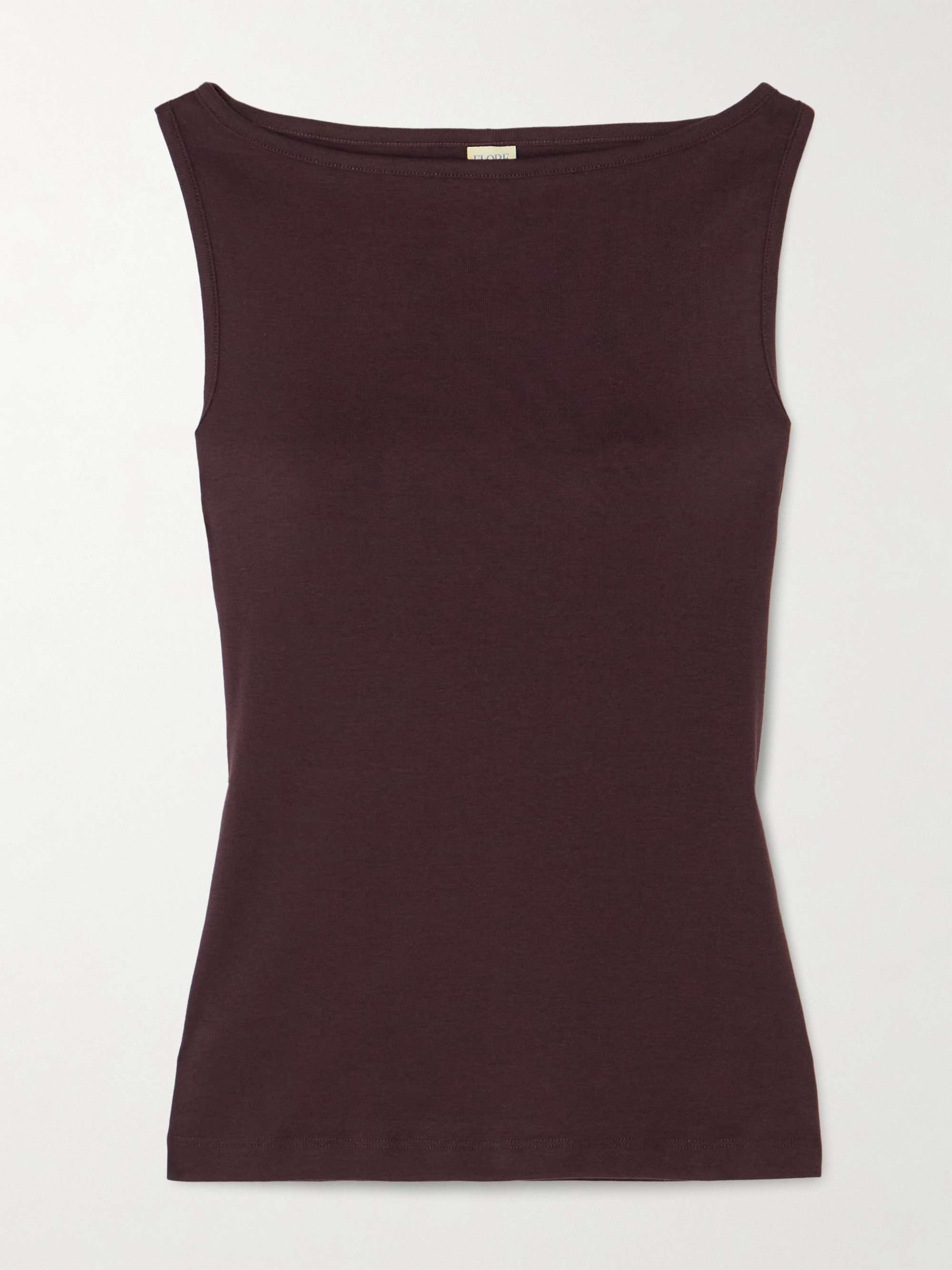 Timmi Ribbed Organic Cotton Tank