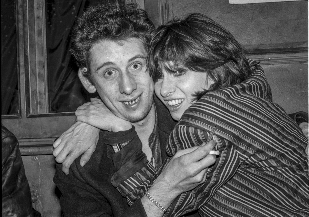 Shane MacGowan and Chrissy Hynde at eighties London club The Limelight