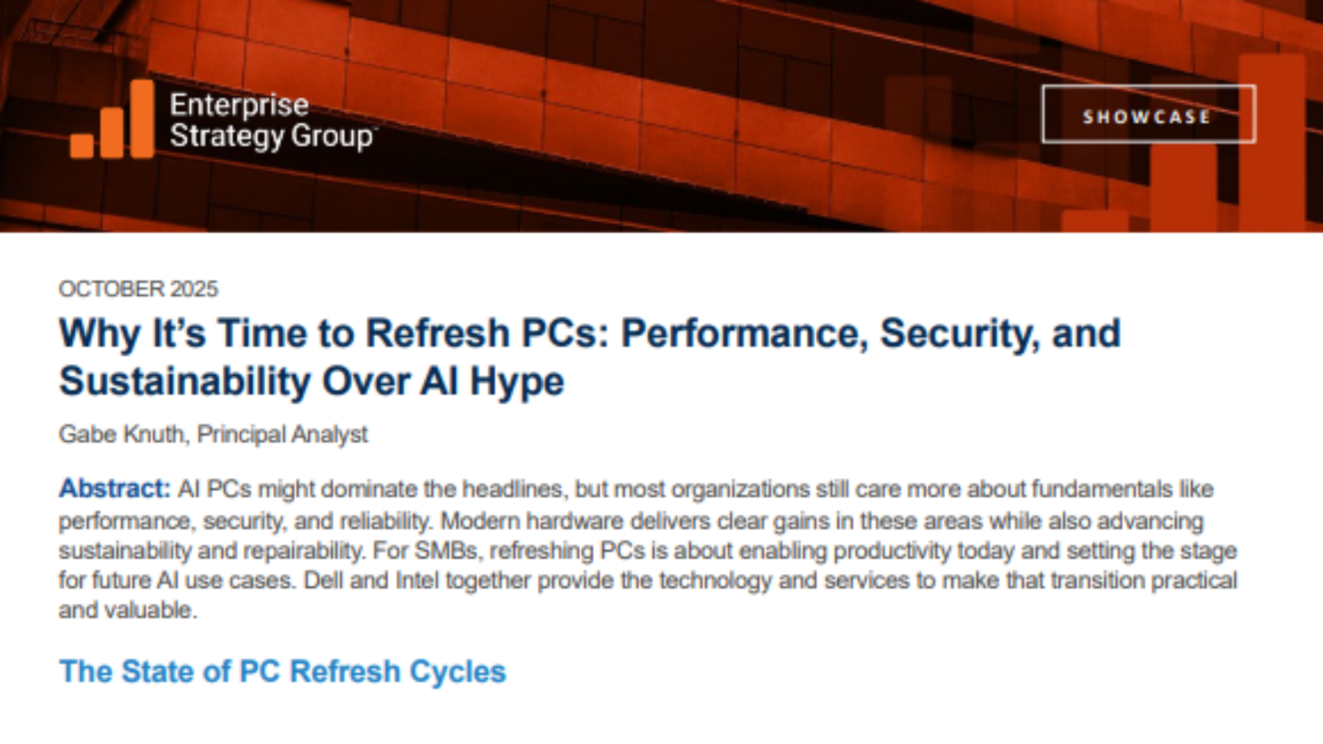 Why It’s Time to Refresh PCs: Performance, Security, and Sustainability ...