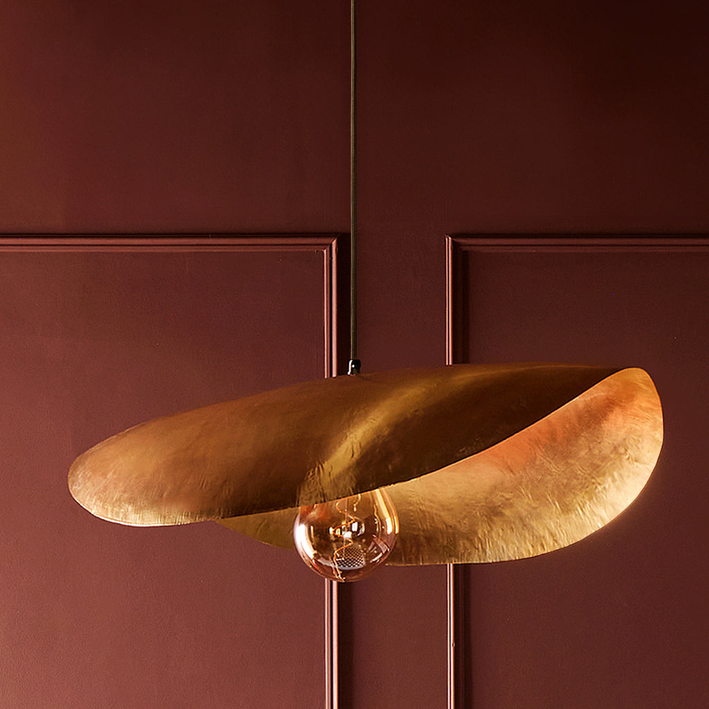 Zoltan Pendant in Brass