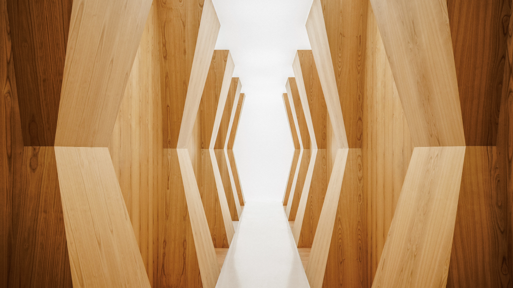 furniture in modernist house