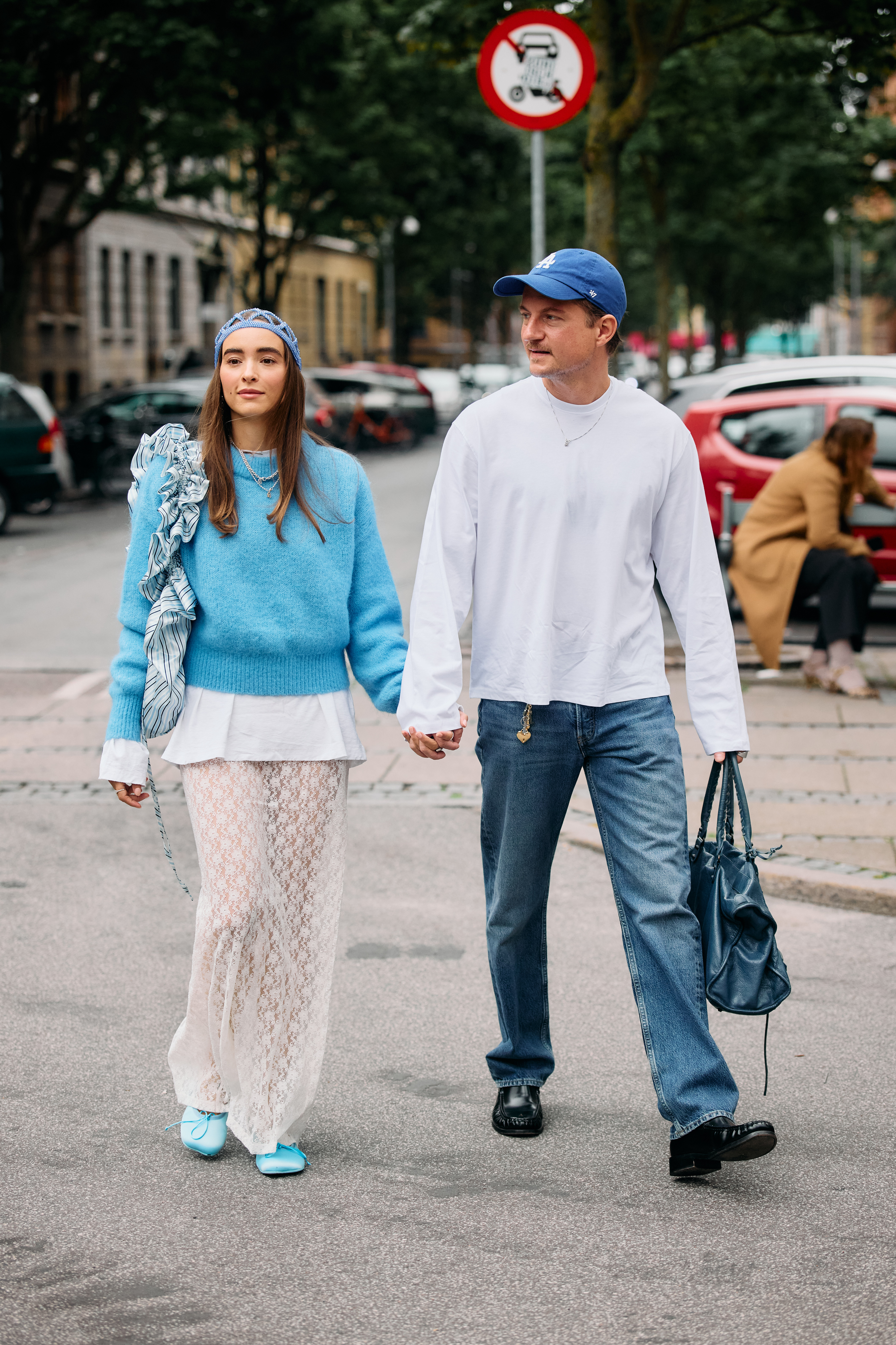 Copenhagen Fashion Week street style.