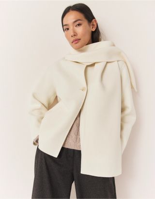 The White Company Scarf Coat