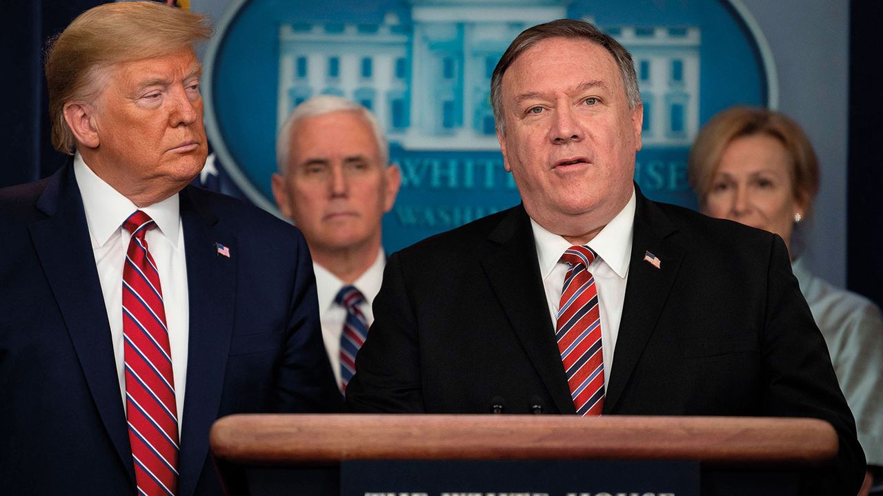 Donald Trump and Mike Pompeo © JIM WATSON/AFP via Getty Images