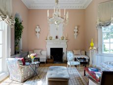 The drawing room has a timeless appeal. The Temple. ©Simon Brown for Country Life