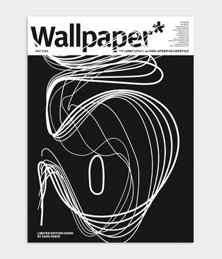 Architect Zaha Hadid's Wallpaper* magazine cover design for May 2006