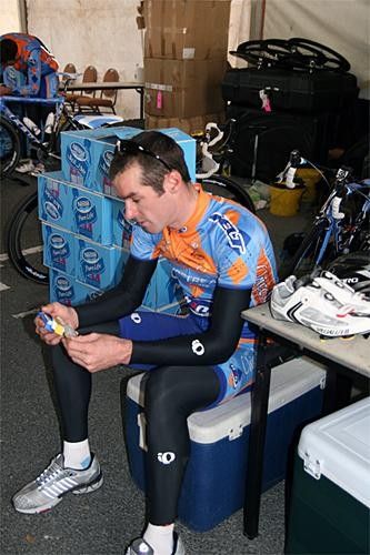 Millar after a training ride