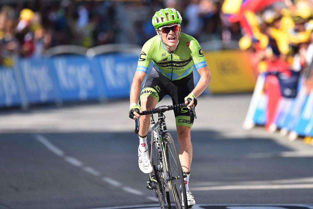 Andrew Talansky finishes stage 18