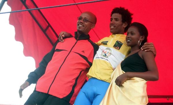 Daniel Teklehaimanot (Eritrea) became the new leader of the Tour of Rwanda.