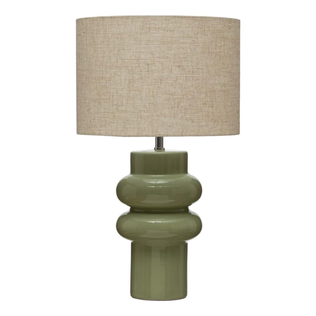 green table lamp