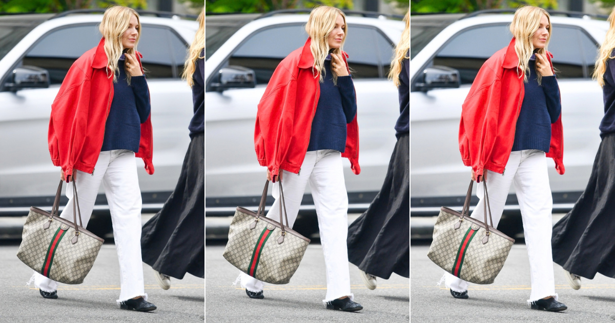 Sienna Miller's Easy Autumn Outfit Confirms Red Is the Colour Of The Season
