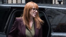 Angela Rayner getting into a car following a cabinet meeting
