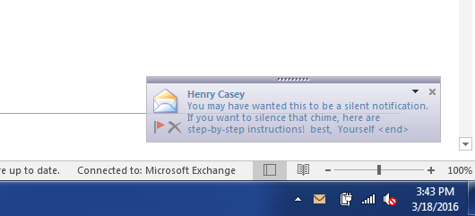 How To Edit New Message Alerts In Outlook 2016 And Prior Laptop Mag