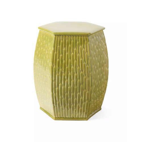 Serena and Lily, Green Bamboo Garden Stool