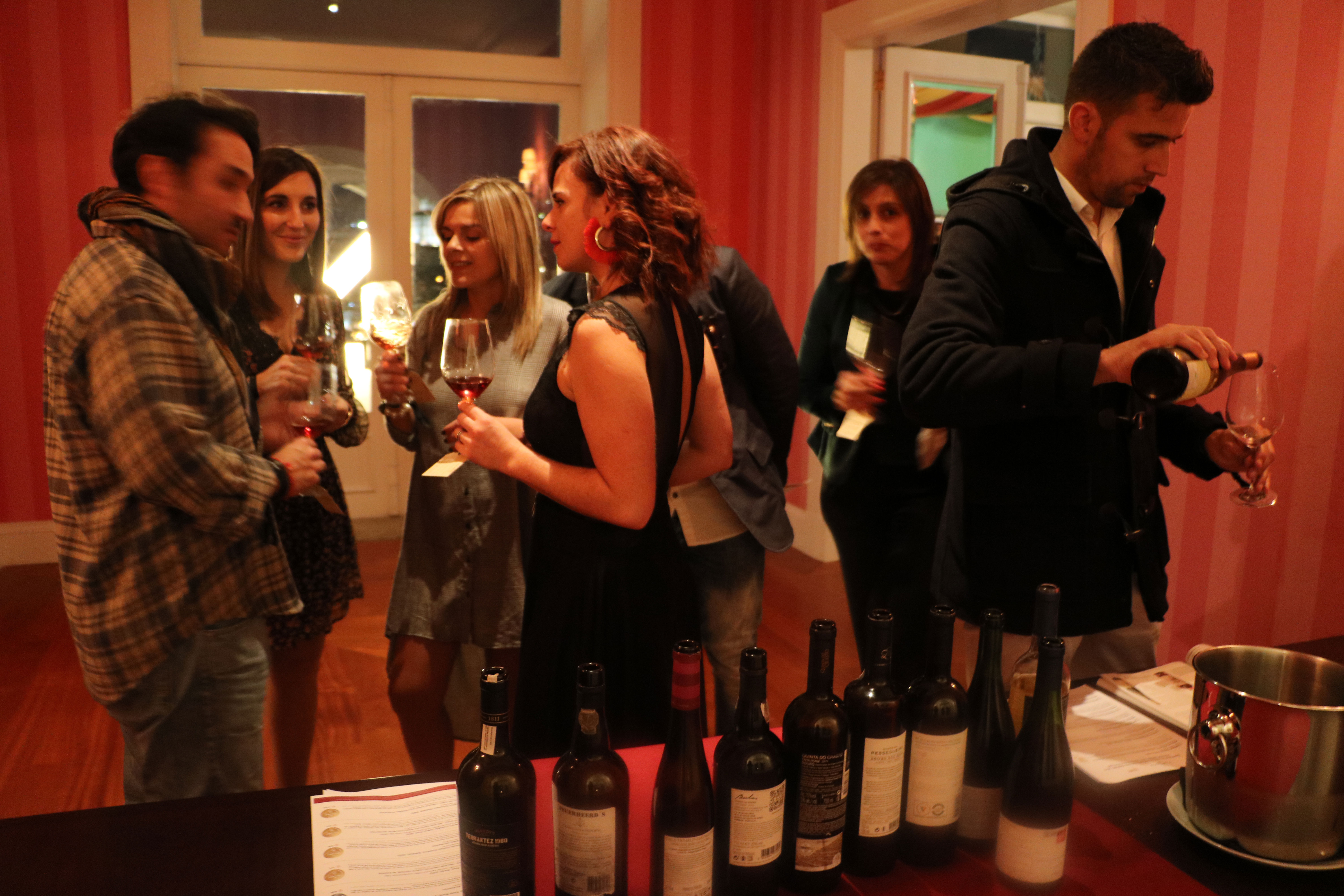 Showcase of award-winning wines at the DWWA table